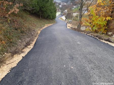 Asfaltiranje cestišča- Gradišče